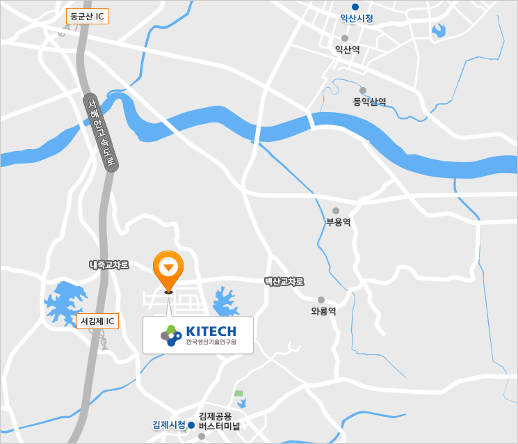 전북본부(김제) 지도