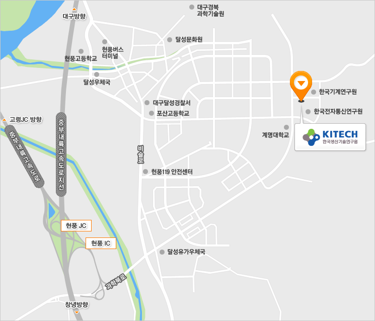 대경기술실용화본부 지도