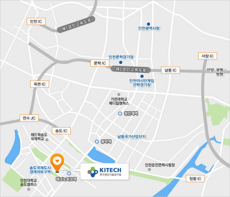 지능화뿌리기술연구소 지도